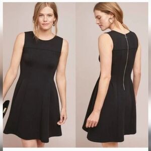 Maeve Debutante Black Dress Anthropolgie XS